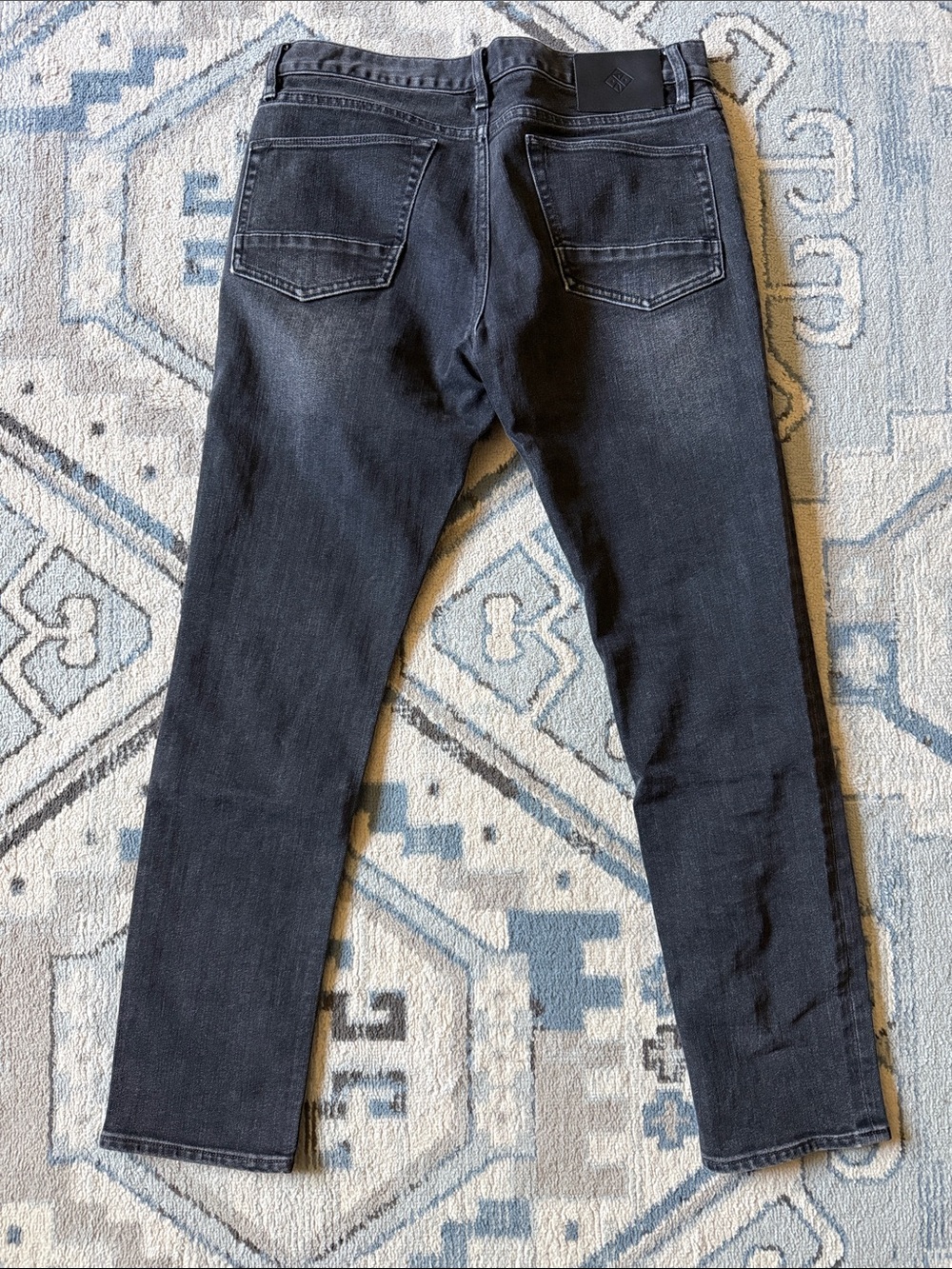 Roark Men's Slim Fit Black Jeans